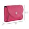 JAM Paper Italian Leather Business Card Holder Case with Round Flap